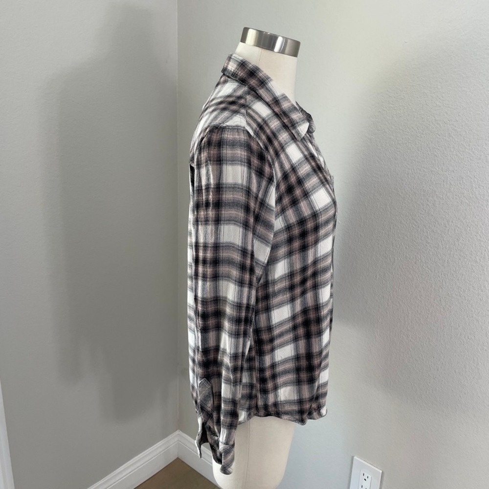 Rails Womens Medium Hunter Plaid Button Up Shirt Long Sleeve Top - Picture 7 of 9